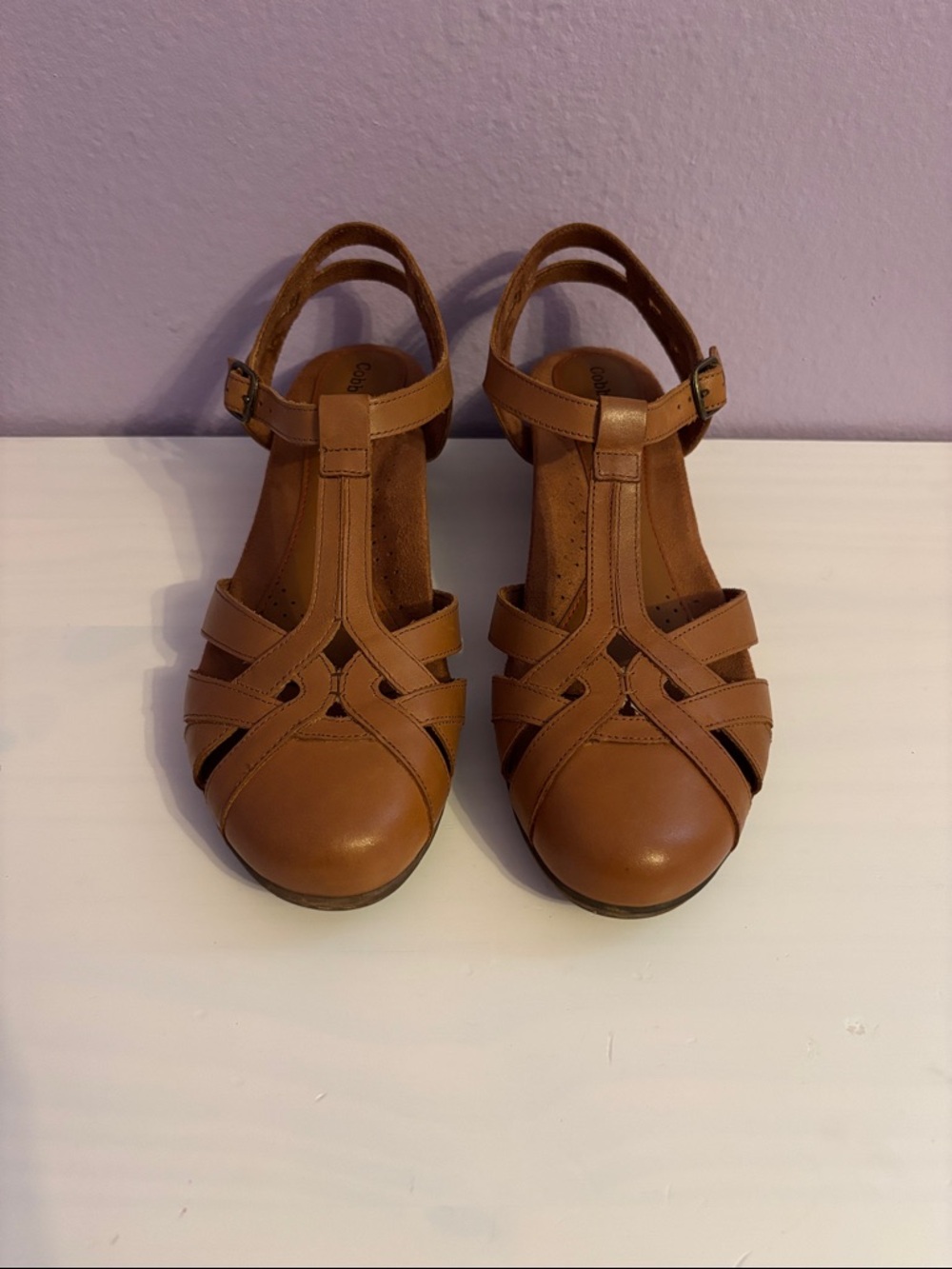 Cobb Hill by New Balance Women's Beautiful Brown Strappy Leather Sandals